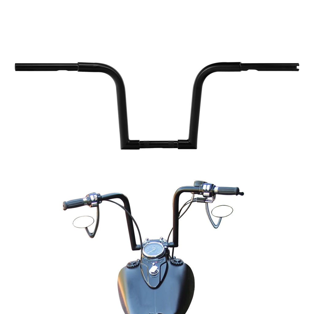 1.25" Fat 12" Rise Ape Hangers Handlebar for Harley Sportster XL883 XL1200 (2004–2023)