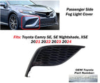 Front Right Fog Light Cover for Toyota Camry (2021–2024) 81481-06220