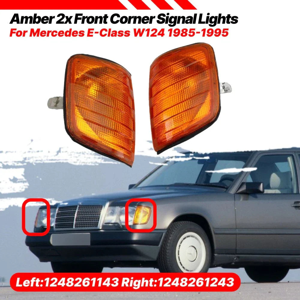 Front Signal Lamp Parking Light for Mercedes E-Class W124 (1985–1995)