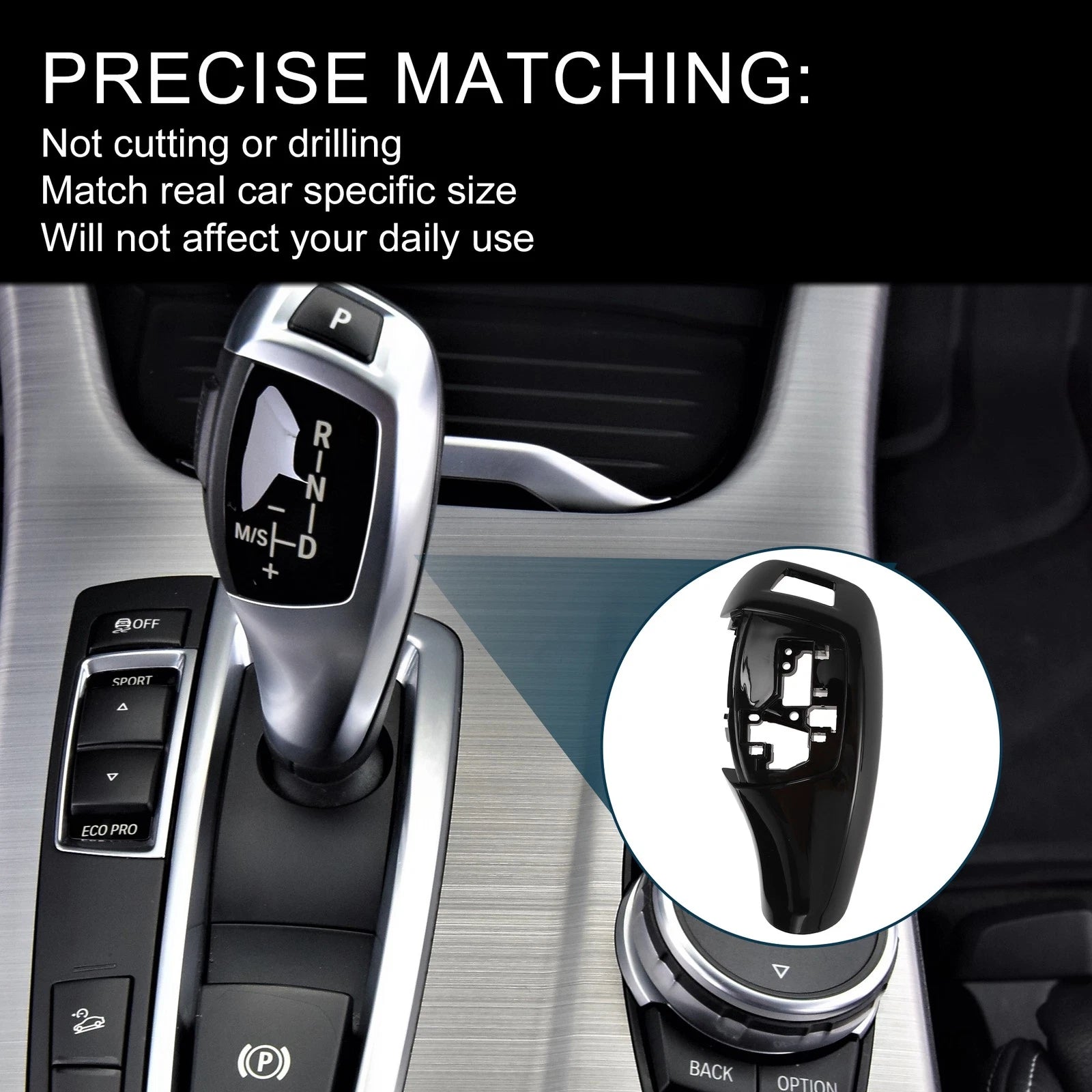 Set of 1 Gear Shift Knob Button Cover for BMW 1 Series F20 F21 (2012–2019)