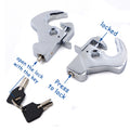 Sissy Bar Luggage Rack Detachable Locking Latch Kit for Harley Touring Softail