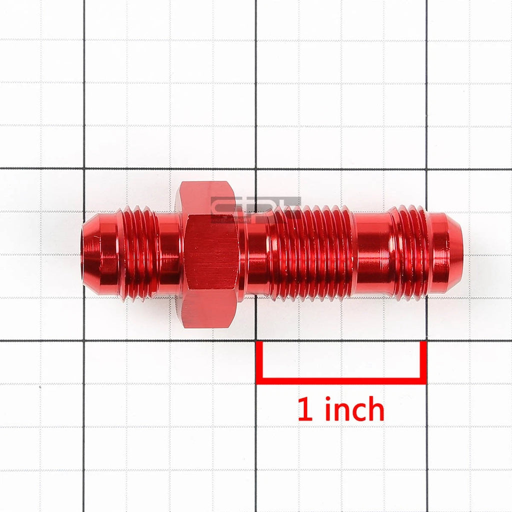 6AN Male Thread Straight Bulkhead Flare Fitting for Universal