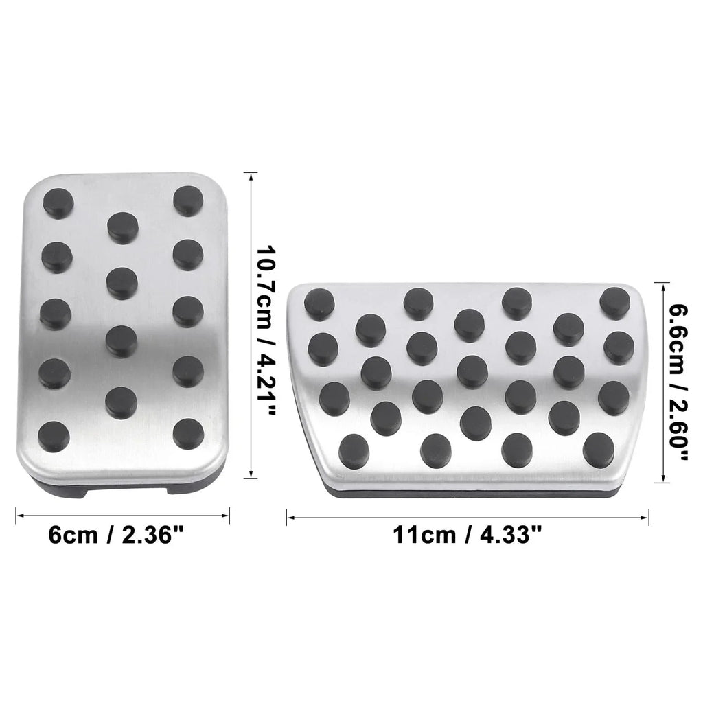 Non-Slip Accelerator Brake Pedal Pads Cover Kit for Honda Accord (2013-2017)