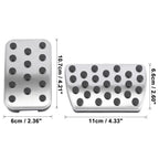 Non-Slip Accelerator Brake Pedal Pads Cover Kit for Honda Accord (2013-2017)