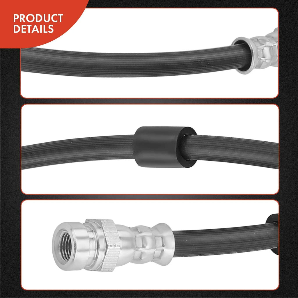 2X Rear Outer Brake Hydraulic Hose for Mitsubishi Outlander (2008–2015)