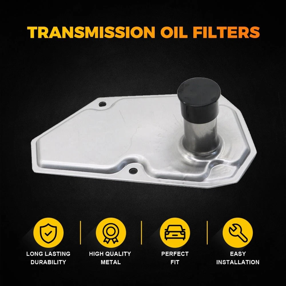 3X Transmission Oil Filters with Pan Gasket for Nissan Sentra Versa Rogue (2012–2019)