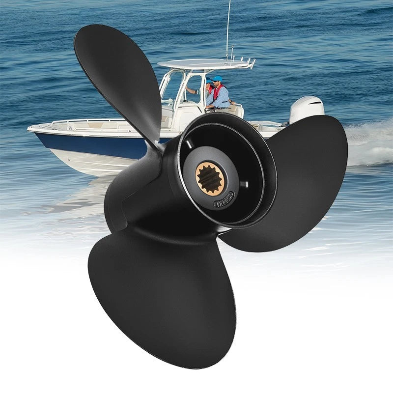 12x Marine Outboard Propeller for Evinrude 40-75HP (13 Spline, No.763462)