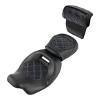 Rider Passenger Seat & Backrest Pad for Harley Touring Electra Glide (2014–2023)