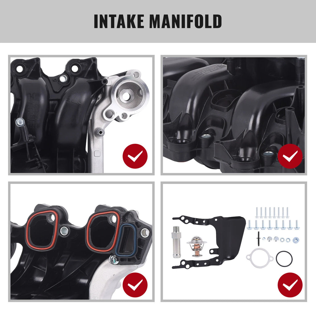 Upper Intake Manifold with Gasket for Ford F-150 E-150 E-250 (2004-2008)