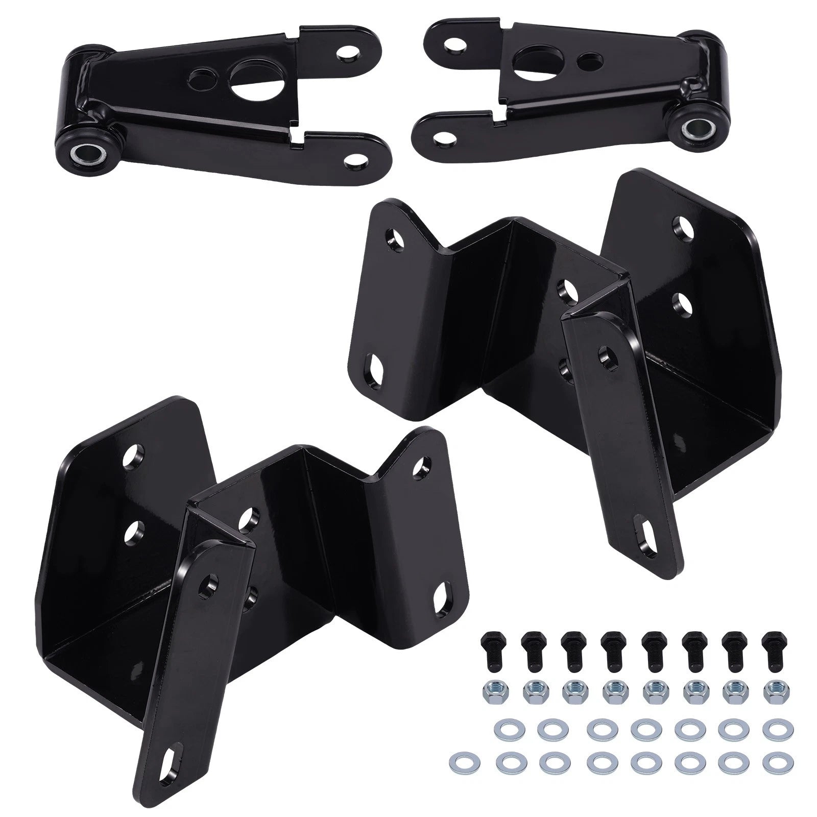 4" Drop Kit Leveling Lowering Shackles & Hangers for Ford F150 F100 (1973–1996)
