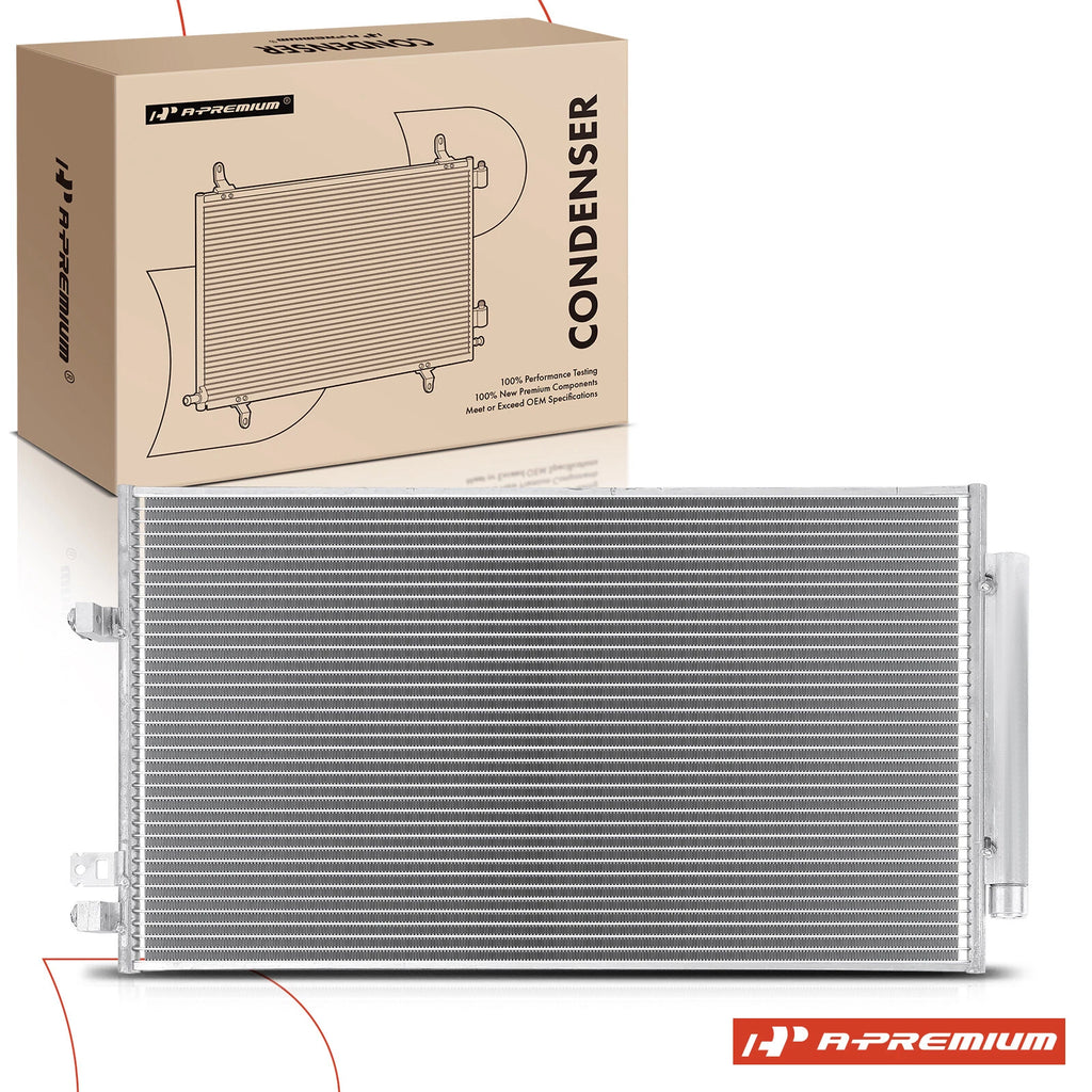 A/C Condenser with Bracket & Receiver Drier for Jeep Renegade (2015–2018)