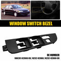 Driver Door Window Switch Bezel Panel Cover Black for Toyota Corolla (1998–2002)