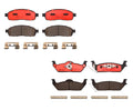 Set of 4 Brembo Ceramic Brake Pads for Lincoln Mark LT, Ford F-150 (2004–2008)