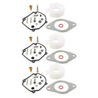 Set of 3 Carburetor Repair Kits for Yamaha Outboard 75-90HP (2T) 6H1-W0093-01-00