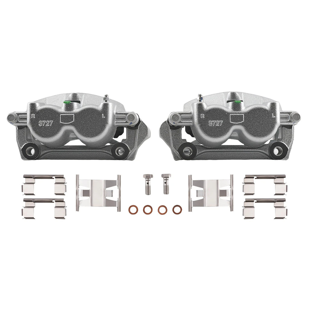 2x Front Dual Piston Brake Calipers for Ford F-150 (1996–2003)