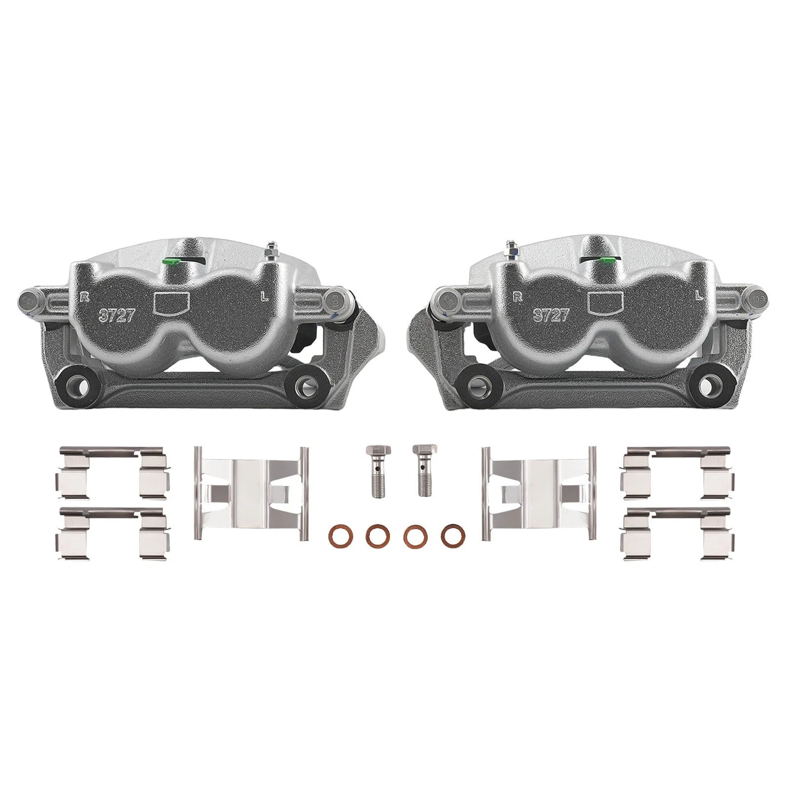 2x Front Dual Piston Brake Calipers for Ford F-150 (1996–2003)