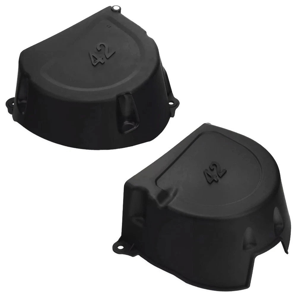 Set of 4 ABS Plastic Shields for Mower Deck Protection (Outdoor Use)