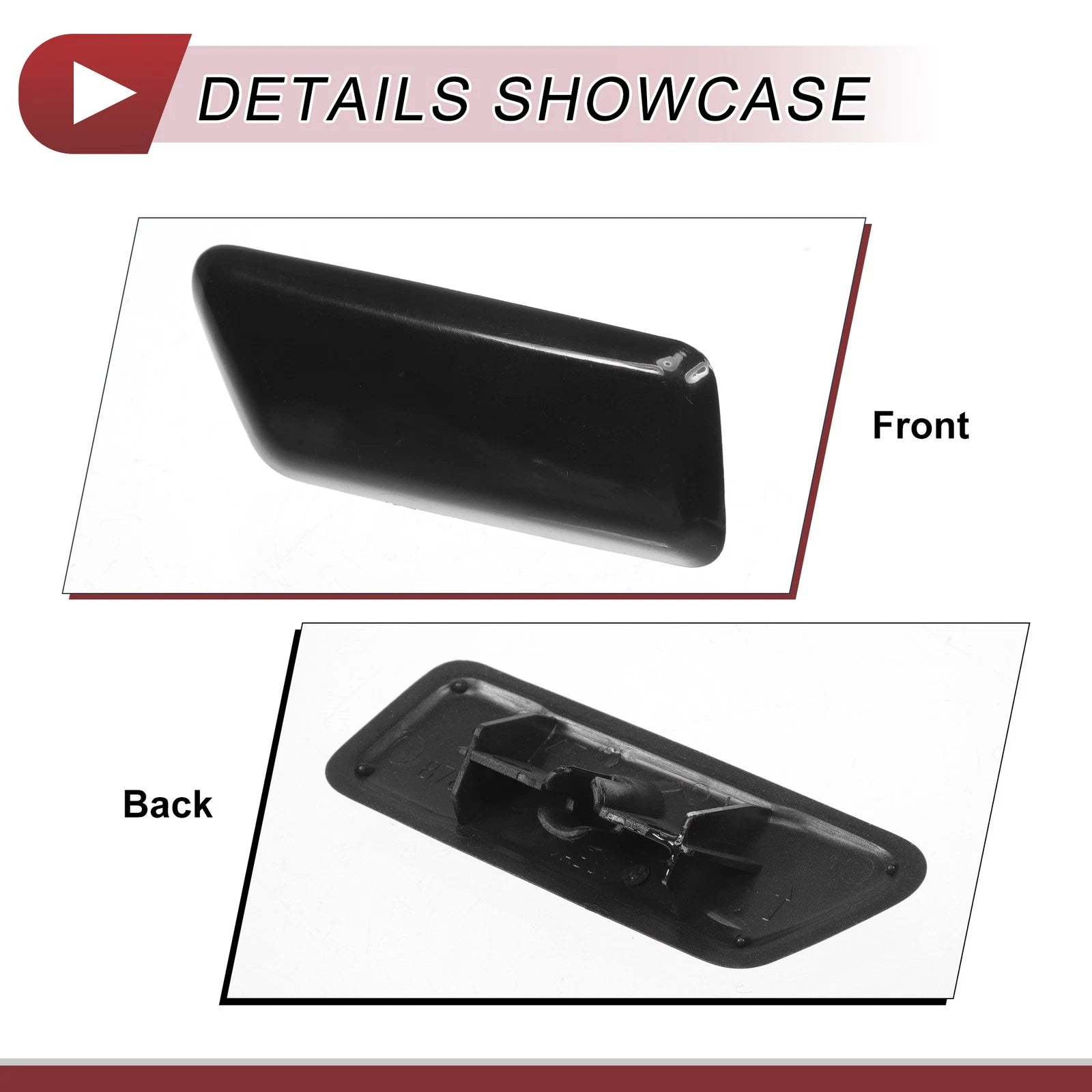 Front Left Washer Nozzle Cover Cap for Mitsubishi Outlander (2006–2018)