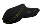 Leather Door Panel Armrest Cover for Toyota Sienna (2005–2010) Yellow Stitch