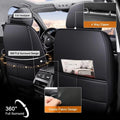 Faux Leather Car Seat Covers for Honda Toyota (Front & Rear, 5 Seats)