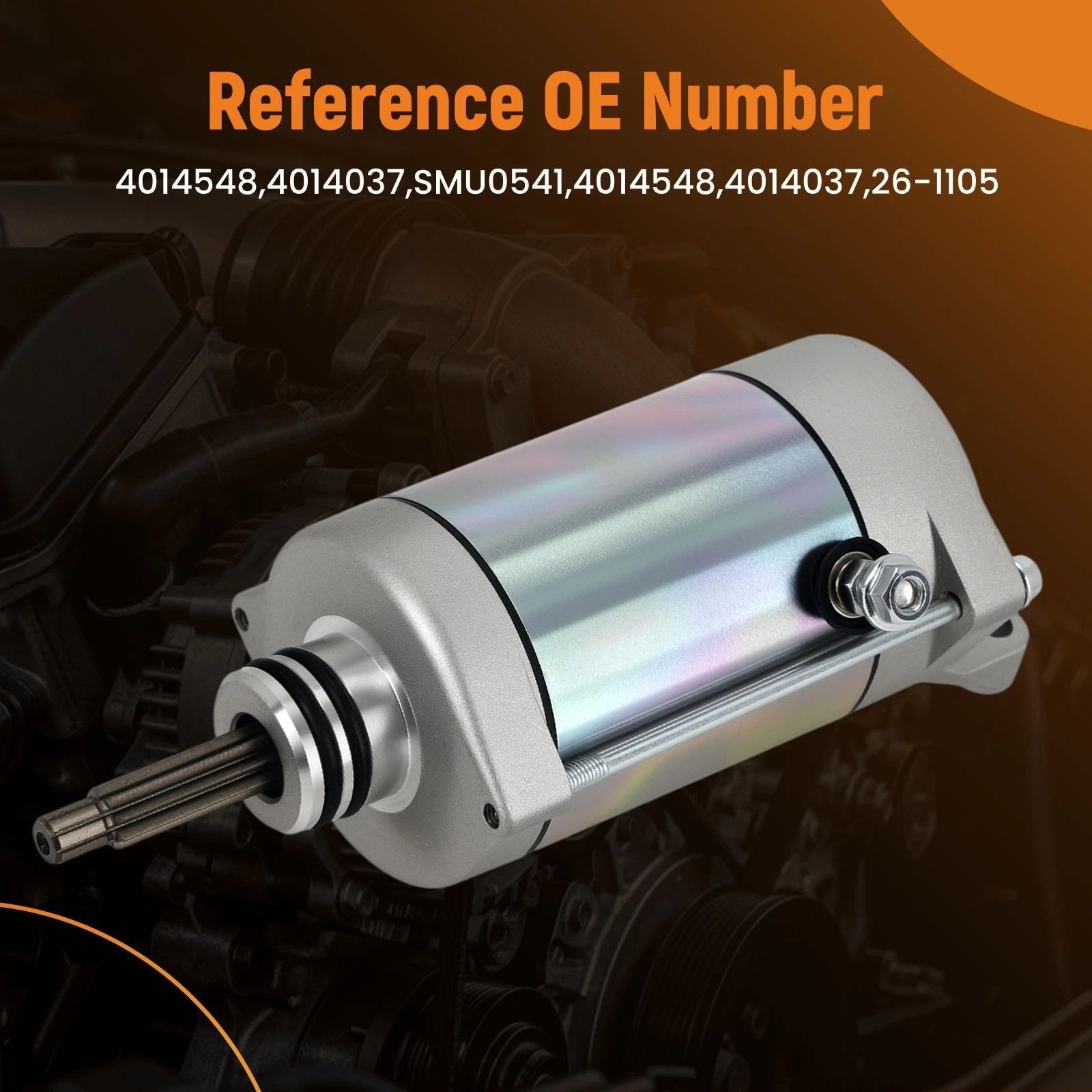 12V Starter Motor for Polaris ACE 900 EPS (2016–2019) 4014548 4014037 SMU0541
