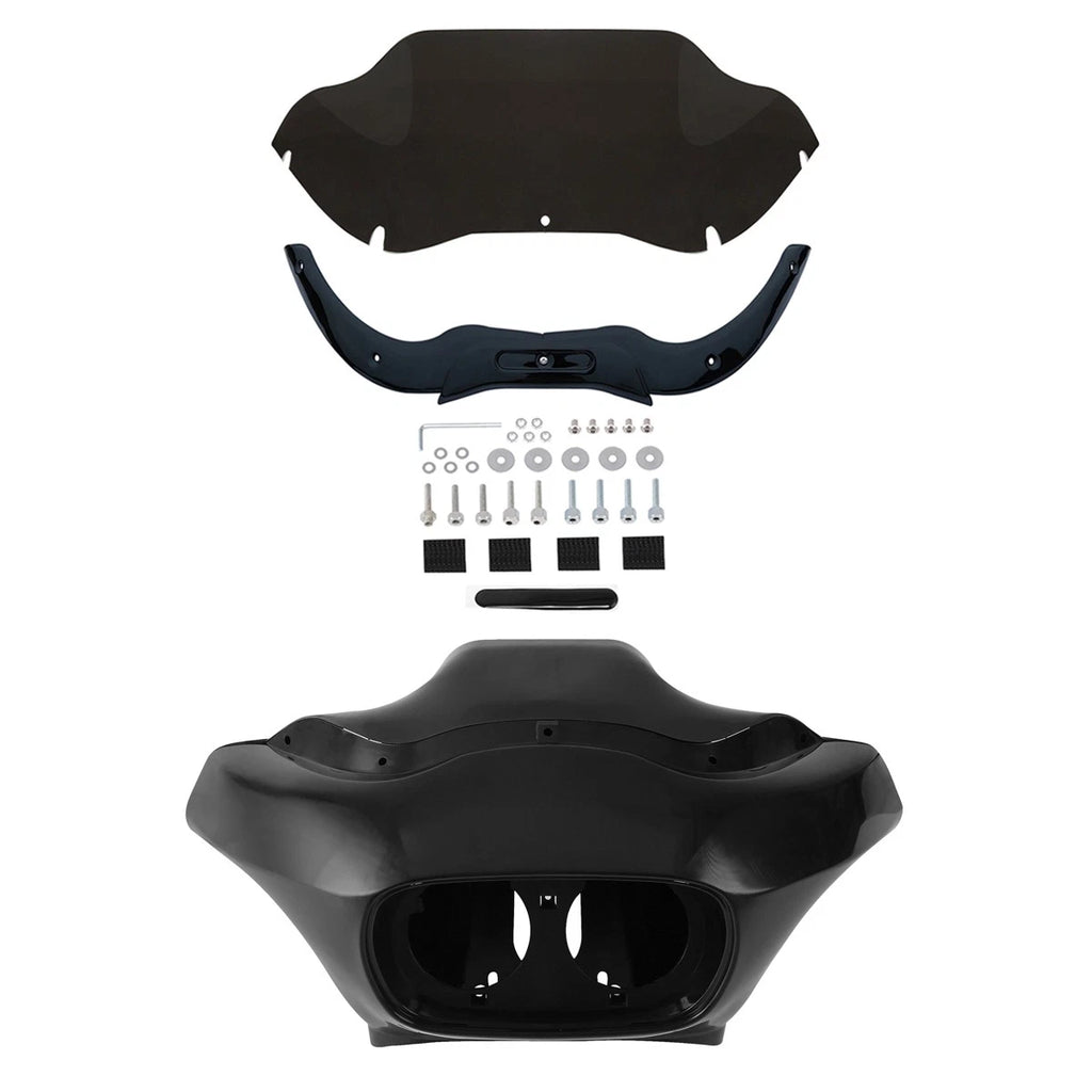 Inner Outer Fairings Windshield Trims for Harley Road Glide (1998–2013)
