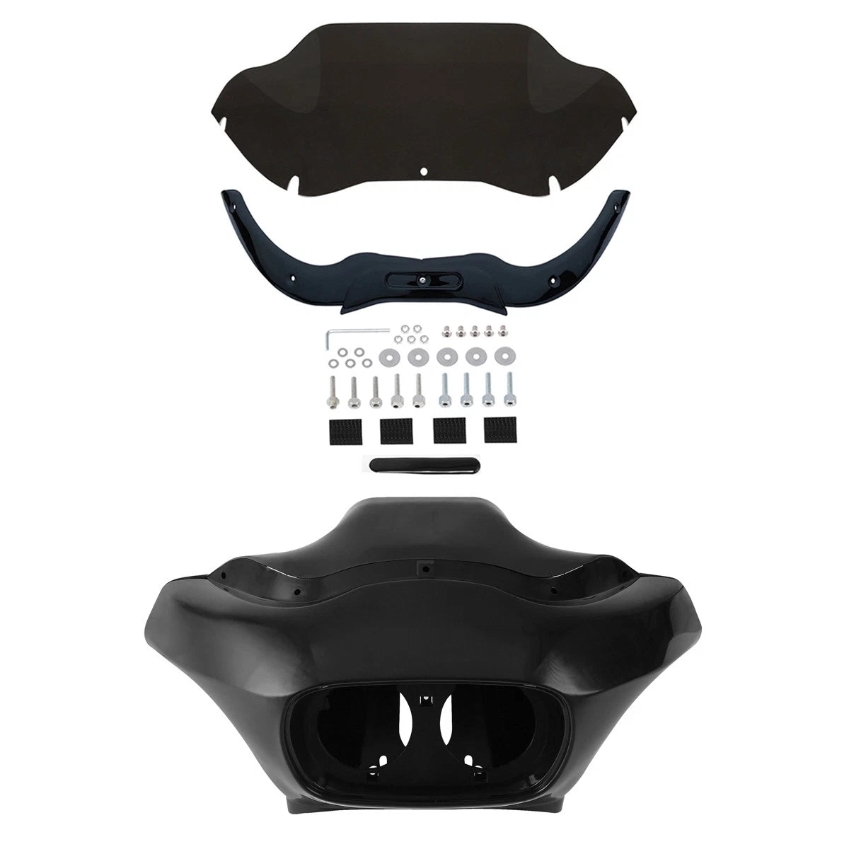 Inner Outer Fairings Windshield Trims for Harley Road Glide (1998–2013)