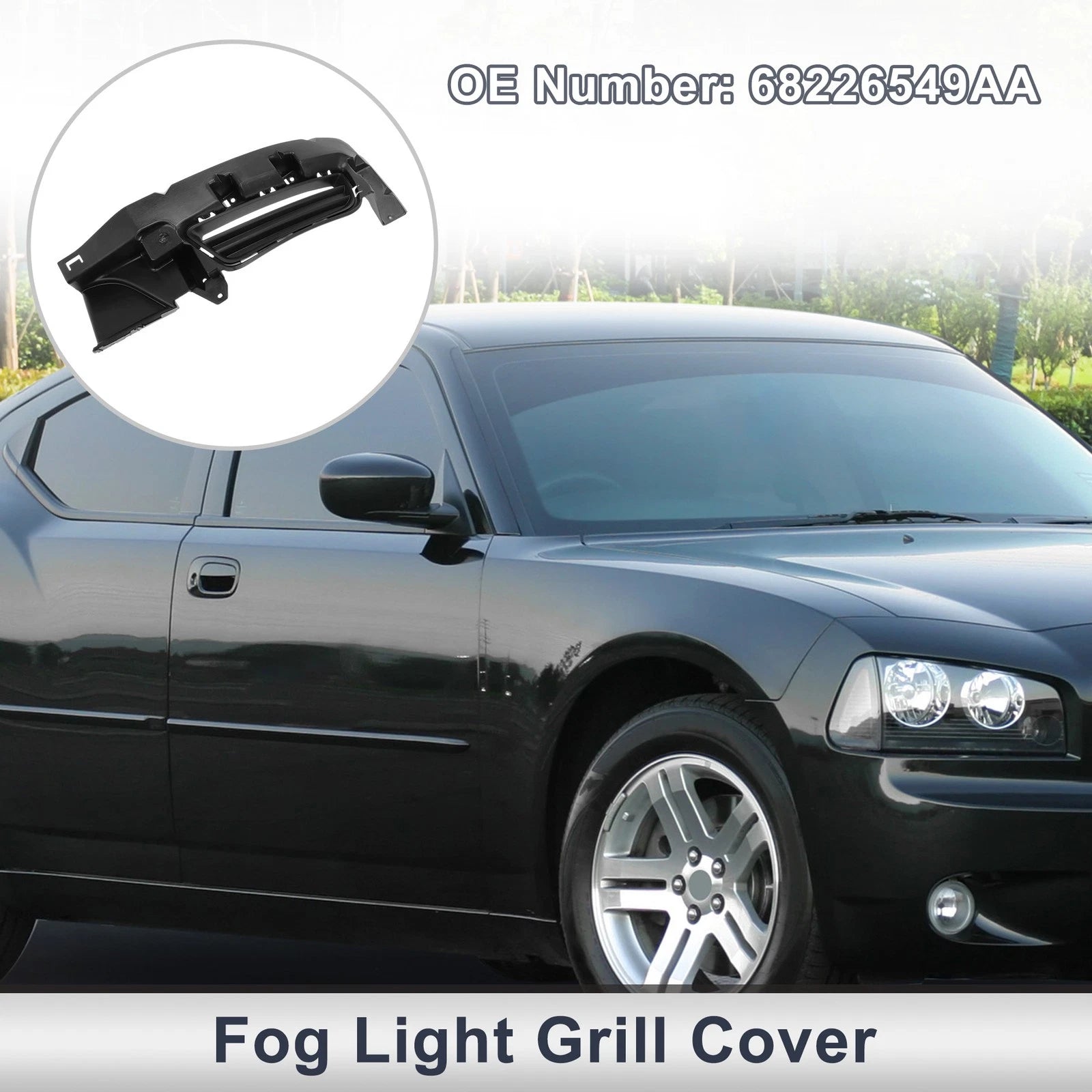 Fog Light Grill for Dodge Charger (2015–2021) No. 68226548AA