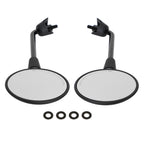 Set of 2 Black Mirrors LH CM261901 RH CM261902 for Piaggio Vespa Primavera (50-150)