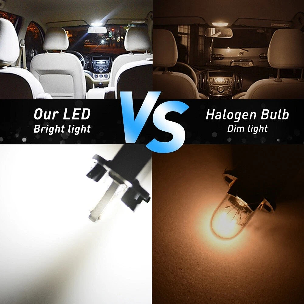 2X T10 LED License Plate Light Bulbs for Make Model (YYYY–YYYY)