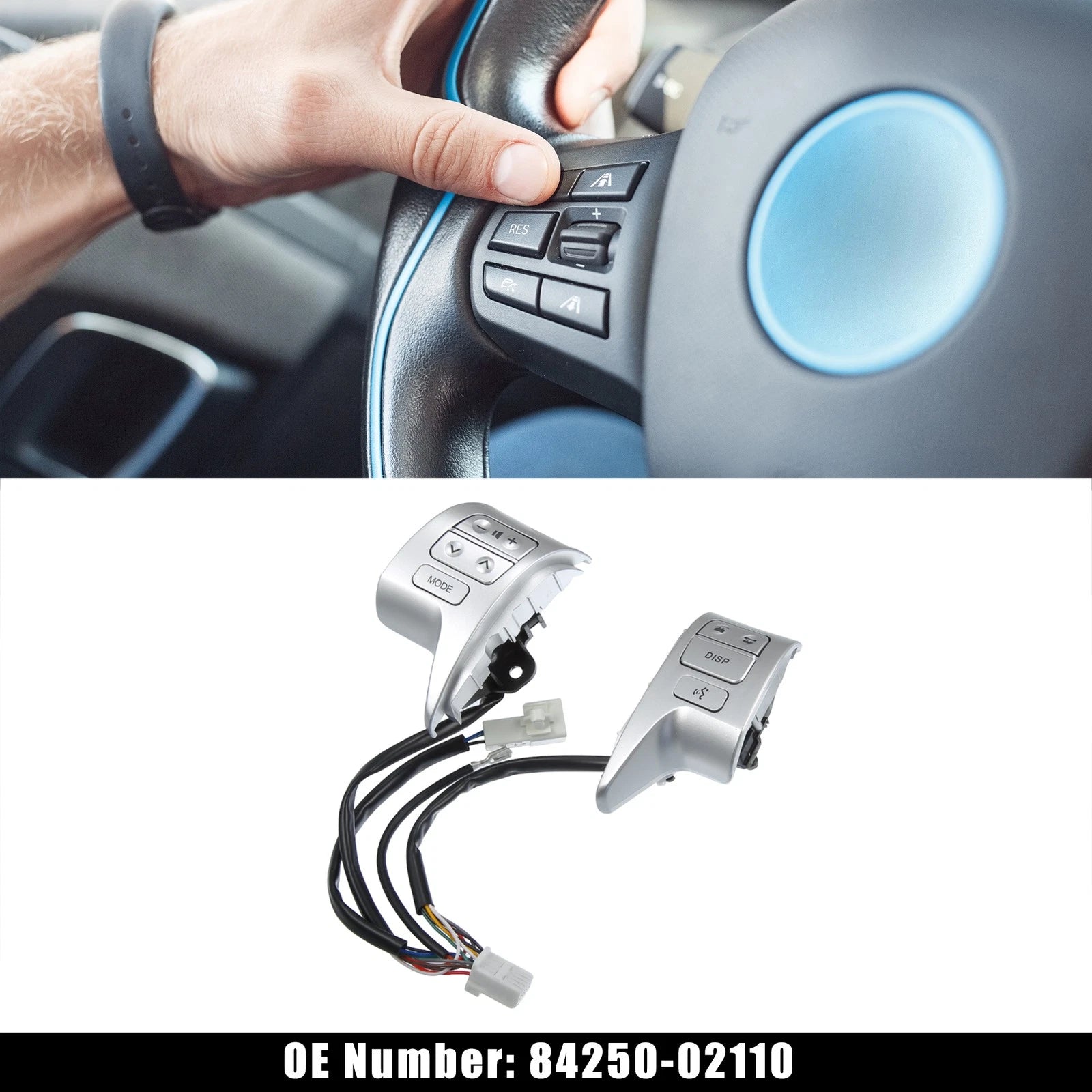 Steering Wheel Control Switch for Toyota Corolla (2003–2008) 84250-02110
