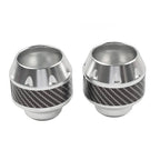 Silver Front Fork Frame Sliders for Motorcycle Crash Protection
