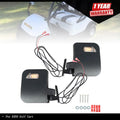 Side Mirrors with LED Turn Signal for EZGO Golf Cart