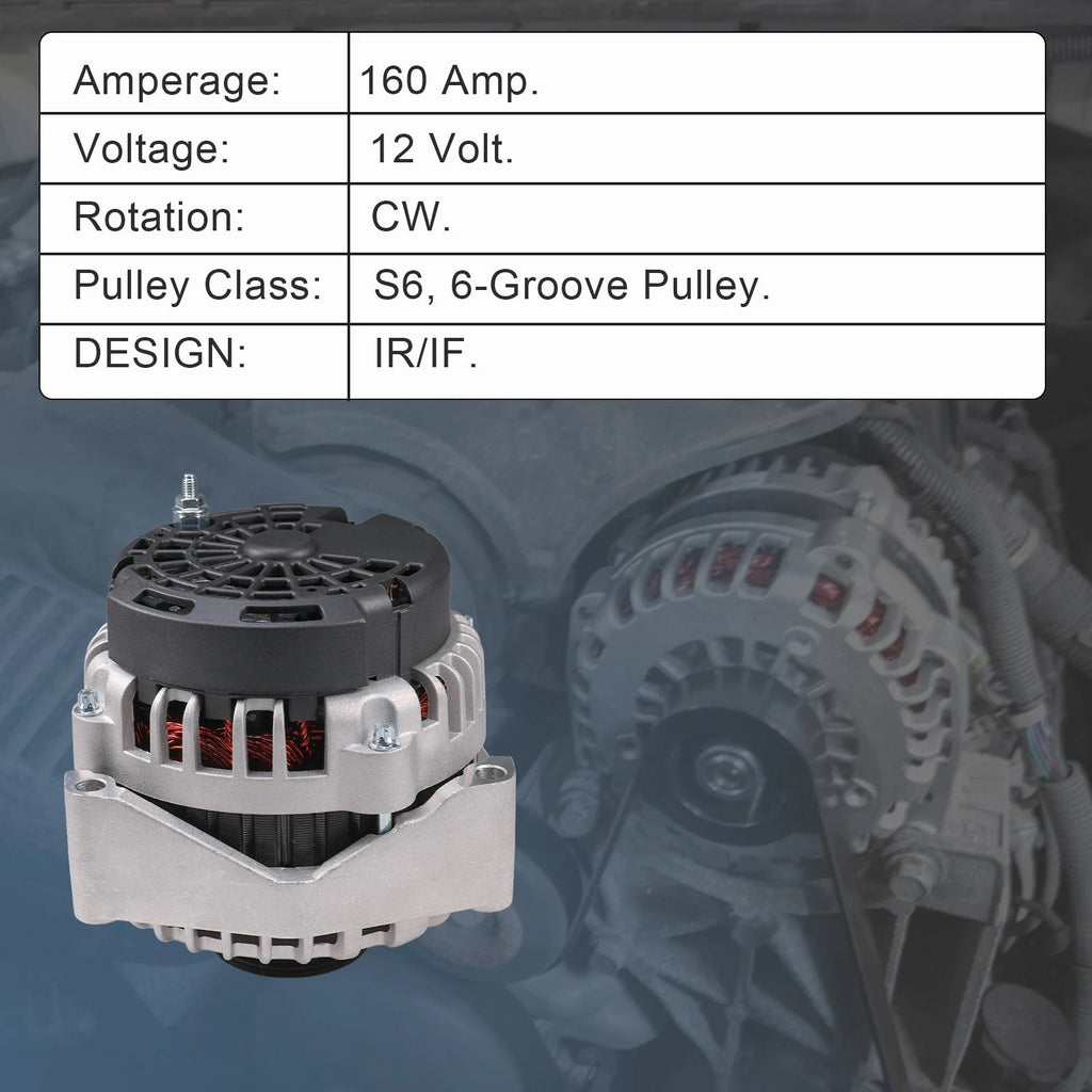Alternator for Silverado 1500 2500 3500 (2007-2014)