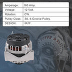 Alternator for Silverado 1500 2500 3500 (2007-2014)
