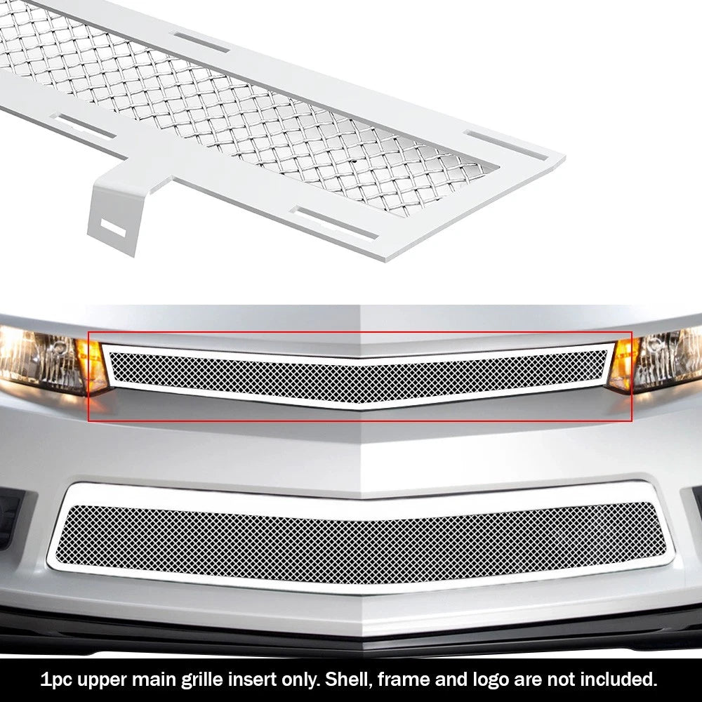 Stainless Steel Mesh Grille for Chevy Camaro SS/LT (2014-2015)