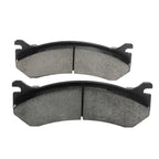 Set of 4 Rear Ceramic Brake Pads for Chevrolet Silverado 2500 HD (2001–2023)