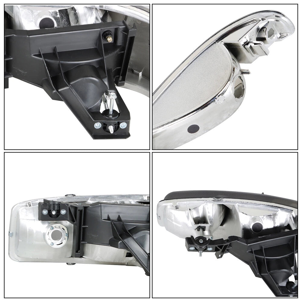 Set of 4 Headlight Assemblies for Sierra 1500, Yukon (1999–2007)