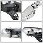 Set of 4 Headlight Assemblies for Sierra 1500, Yukon (1999–2007)