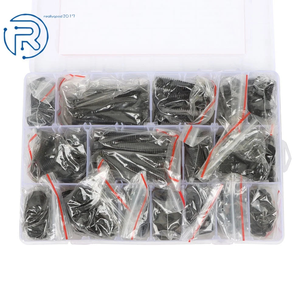 Set of 272 Hex Head Cap Bolts and Nuts Combination Kit Carbon Steel