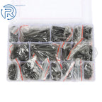 Set of 272 Hex Head Cap Bolts and Nuts Combination Kit Carbon Steel