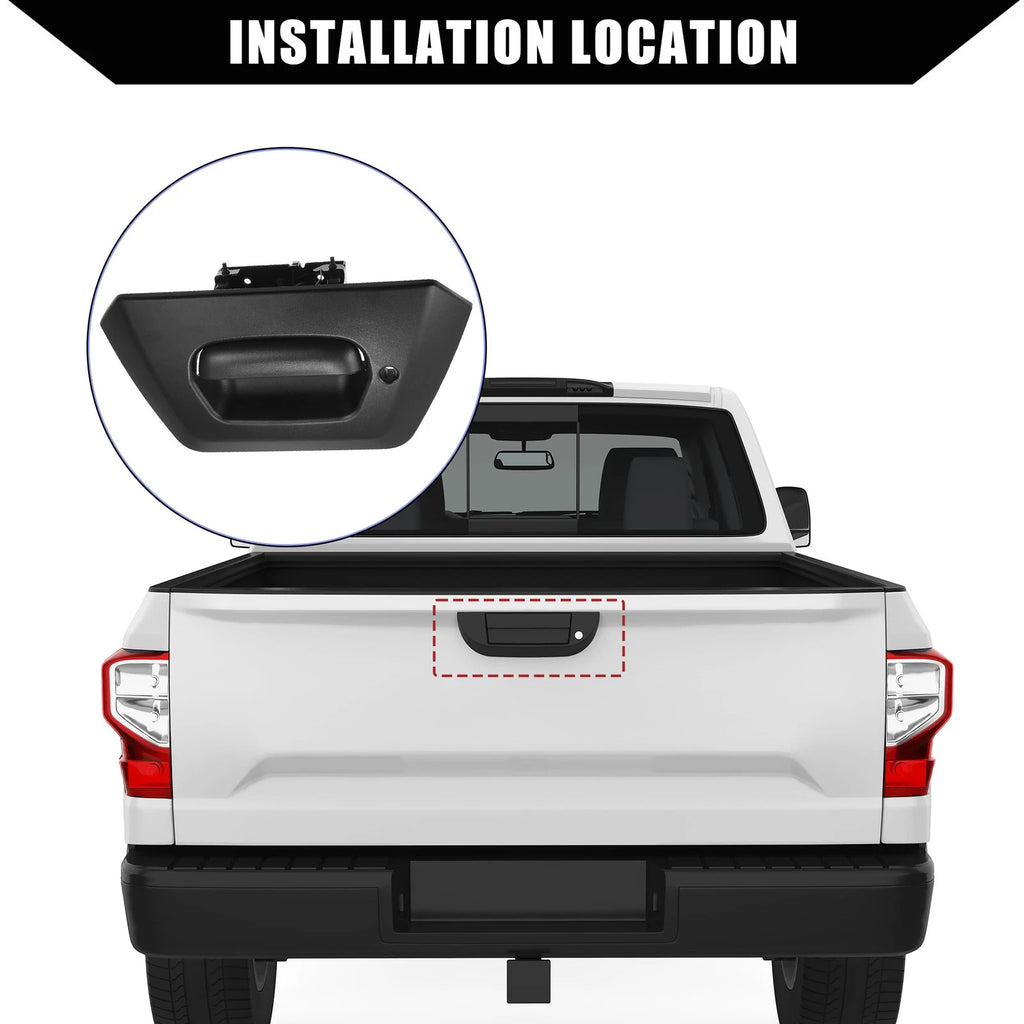 Tailgate Door Handle and Bezel for Chevy Avalanche 1500 2500 (2002–2013)