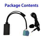 AUX Receiver Adapter Cable 1 x Microphone for Audio Practical