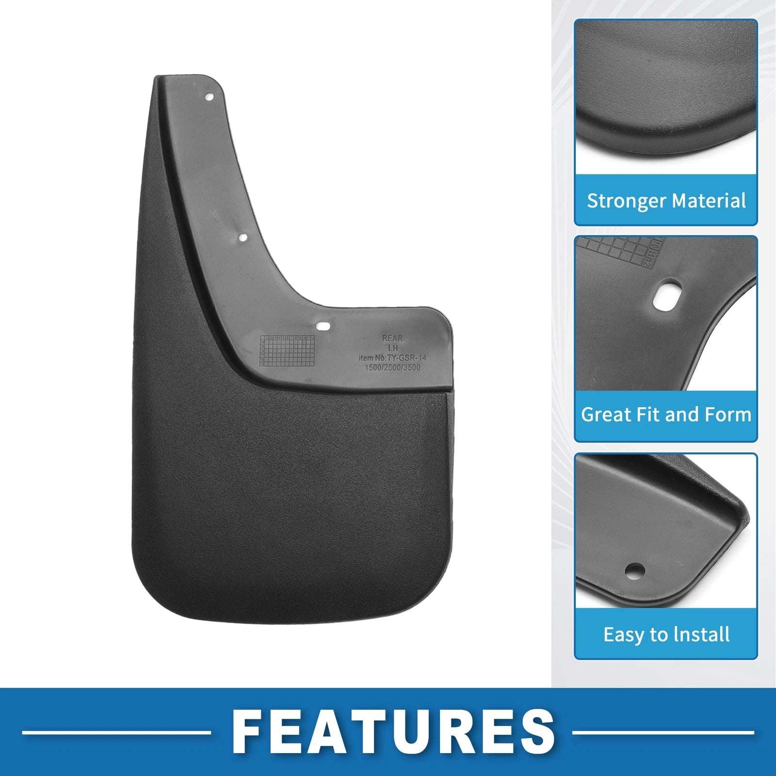 Mud Flap Splash Guard for Chevrolet Avalanche 1500 (2002–2006)