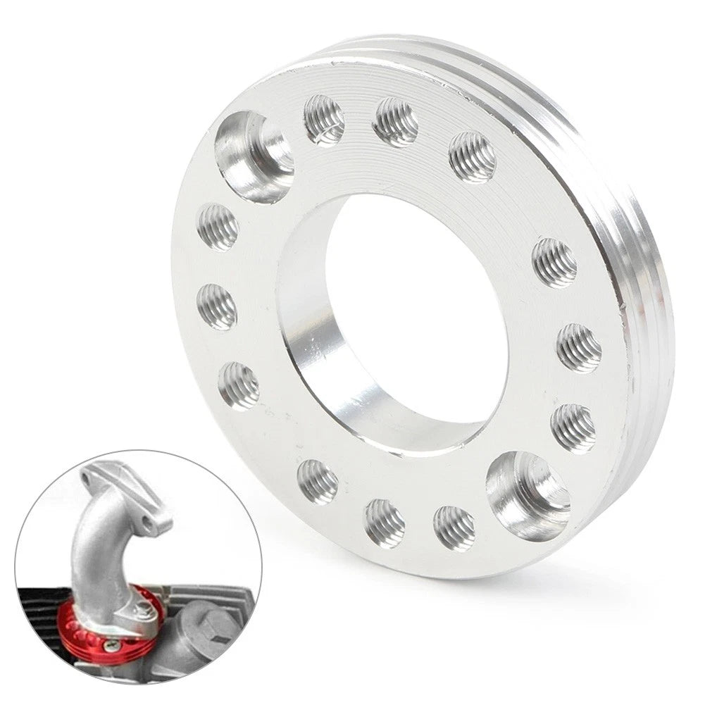 28mm Carburetor Intake Manifold Spinner Plate Adapter for Pit Dirt Bike