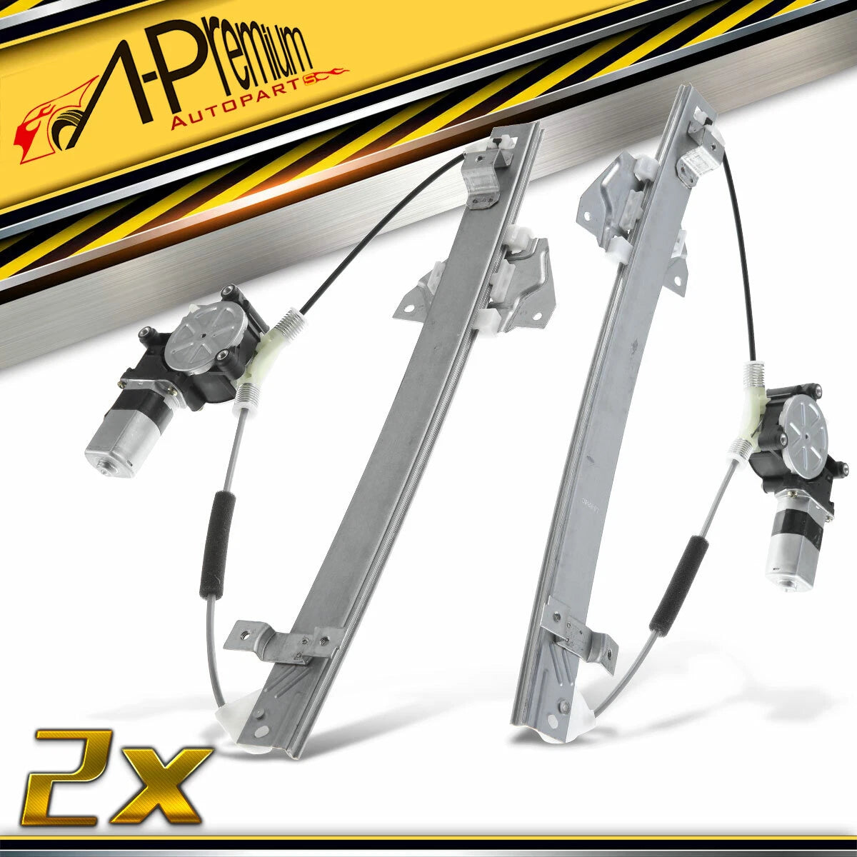 2X Rear Window Regulator with Motor for Mitsubishi Montero (1992–2000)