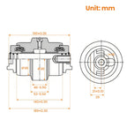 Bottom Track Roller for John Deere 50D 50G Mini Excavator (2006-2021)
