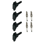 Set of 4 Ignition Coils & Spark Plugs for Subaru Forester (2011–2012)