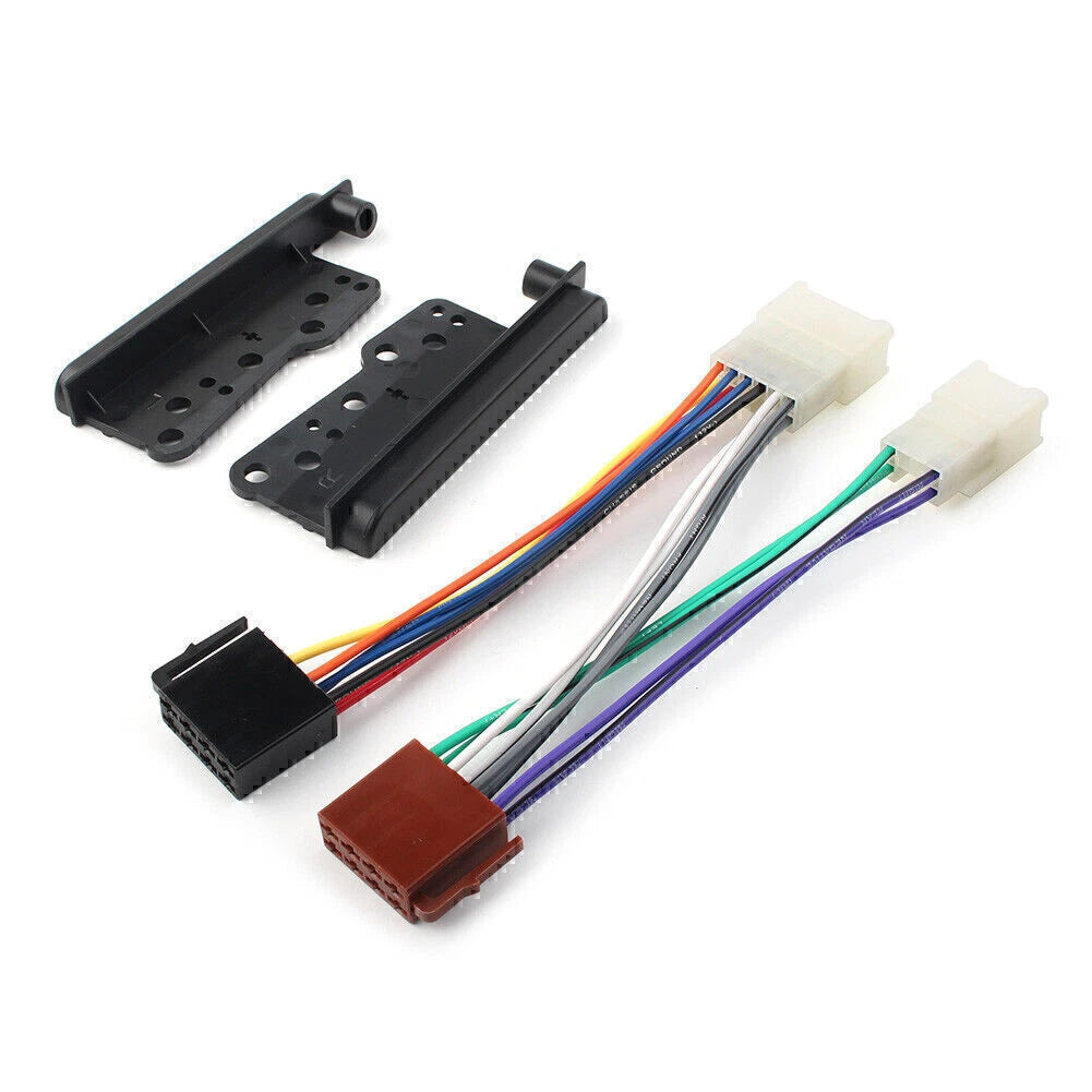 Double Din Dash Facia Kit + ISO Wiring Harness for Toyota