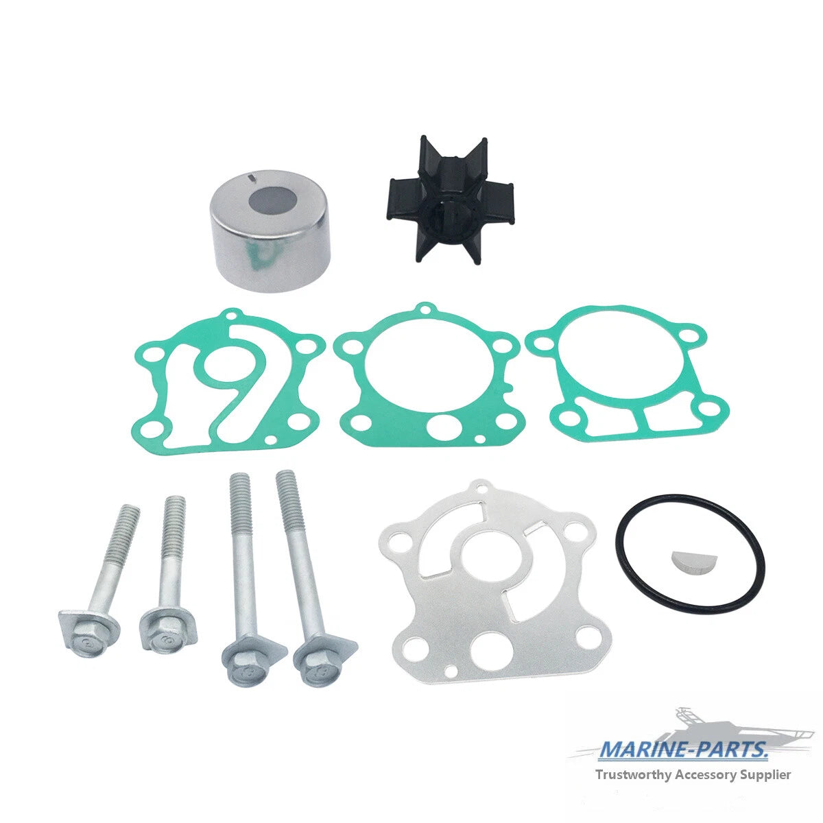 Water Pump Impeller Repair Kit for Yamaha 2 Stroke 60-90HP (692-W0078-02-00)